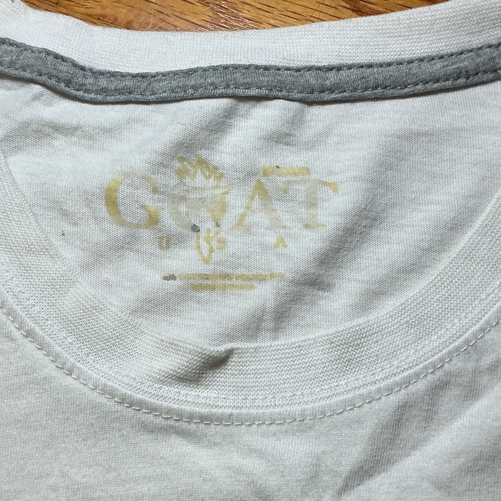 White Graphic Tee with Colorful Design - Picture 4 of 4